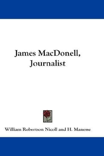 Tapa de James MacDonell, Journalist