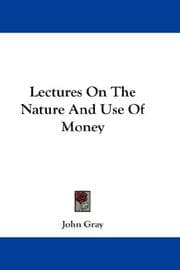 Tapa de Lectures On The Nature And Use Of Money