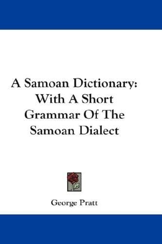 Tapa de A Samoan Dictionary