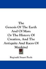 Tapa de The Genesis Of The Earth And Of Man