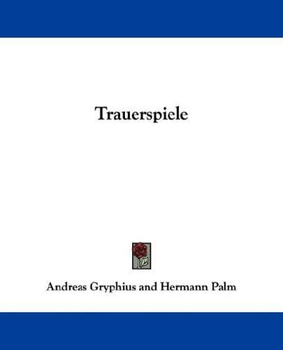 Tapa de Trauerspiele