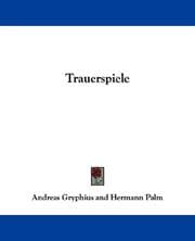 Tapa de Trauerspiele