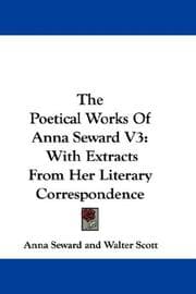 Tapa de The Poetical Works Of Anna Seward V3