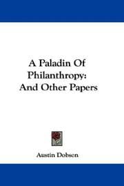 Tapa de A Paladin Of Philanthropy