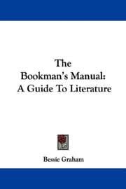 Tapa de The bookman's manual