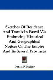 Tapa de Sketches Of Residence And Travels In Brazil V2