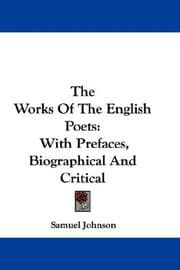 Tapa de The Works Of The English Poets