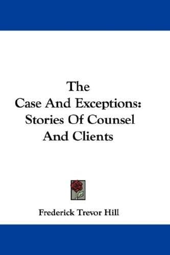 Tapa de The Case And Exceptions