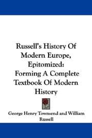 Tapa de Russell's History Of Modern Europe, Epitomized
