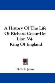 Tapa de A History Of The Life Of Richard Coeur-De-Lion V4