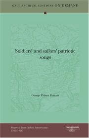 Tapa de Soldiers' and sailors' patriotic songs