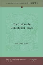 Tapa de The Union--the Constitution--peace