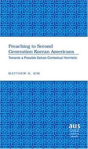 Tapa de Preaching to Second Generation Korean Americans