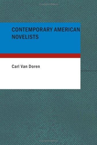 Tapa de Contemporary American Novelists