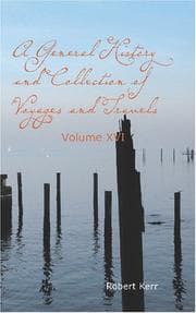 Tapa de A General History and Collection of Voyages and Travels Volume XVI