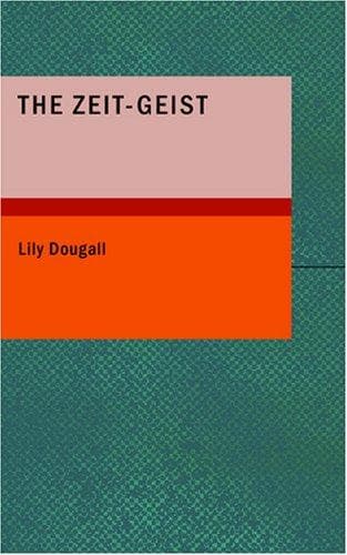 Tapa de The Zeit-Geist