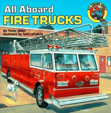 Tapa de All aboard fire trucks