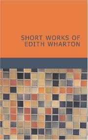 Tapa de Short Works of Edith Wharton