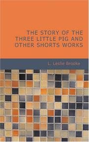 Tapa de The Story of the Three Little Pig and Other Shorts Works