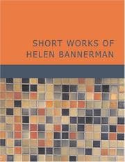 Tapa de Short Works of Helen Bannerman