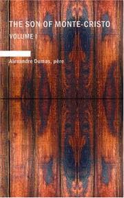 Tapa de The Son of Monte-Cristo Volume I