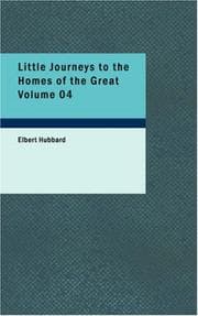 Tapa de Little Journeys to the Homes of the Great Volume 04