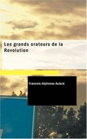 Tapa de Les grands orateurs de la Révolution