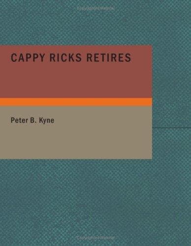 Tapa de Cappy Ricks Retires (Large Print Edition)