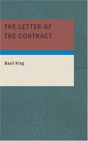 Tapa de The Letter of the Contract