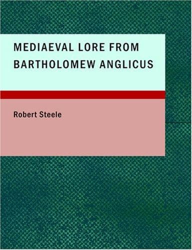 Tapa de Mediaeval Lore from Bartholomew Anglicus (Large Print Edition)