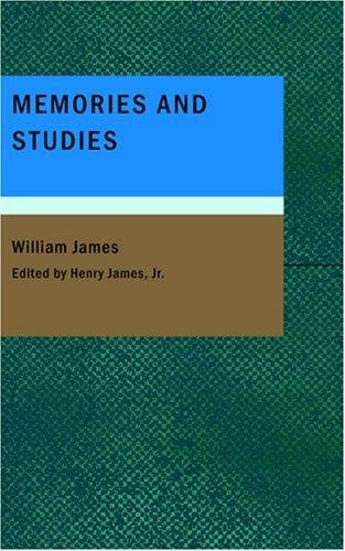 Tapa de Memories and Studies