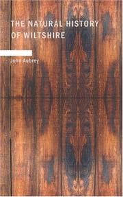 Tapa de The Natural History of Wiltshire
