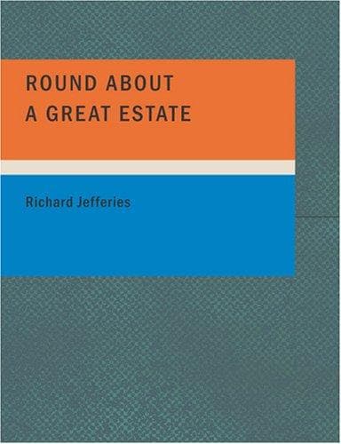 Tapa de Round About a Great Estate (Large Print Edition)