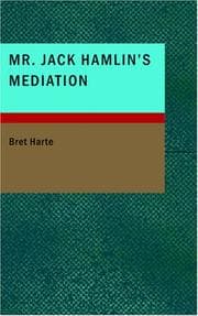 Tapa de Mr. Jack Hamlin's mediation
