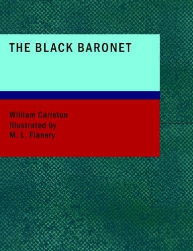 Tapa de The Black Baronet (Large Print Edition)