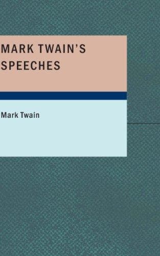 Tapa de Mark Twain's Speeches