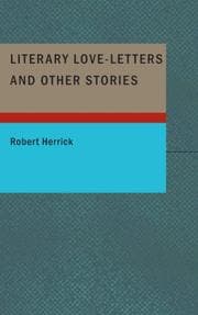 Tapa de Literary Love-Letters and Other Stories