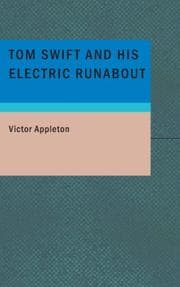 Tapa de Tom Swift and His Electric Runabout: Or