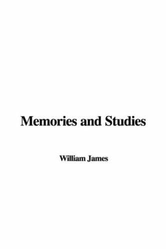 Tapa de Memories and Studies