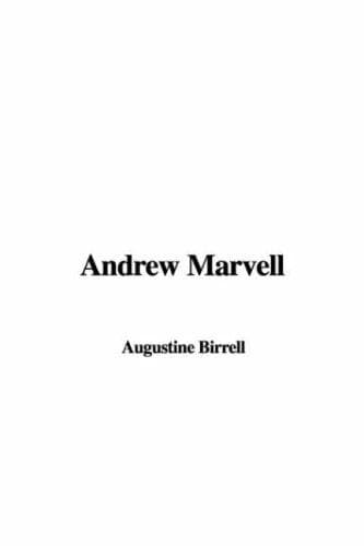 Tapa de Andrew Marvell