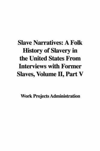 Tapa de Slave Narratives