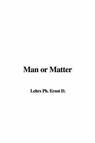 Tapa de Man or Matter