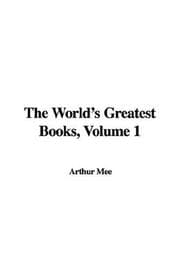 Tapa de The World's Greatest Books, Volume I: Fiction