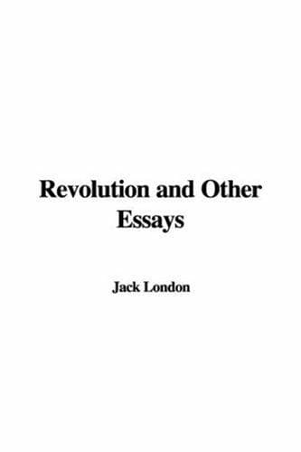 Tapa de Revolution and Other Essays