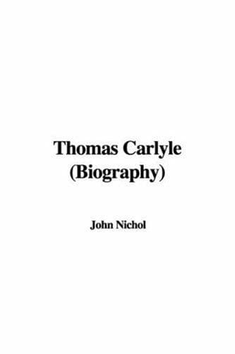 Tapa de Thomas Carlyle (Biography)