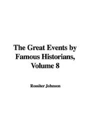 Tapa de The Great Events by Famous Historians, Volume 8
