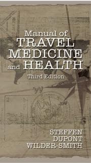 Tapa de Manual of Travel Medicine and Health