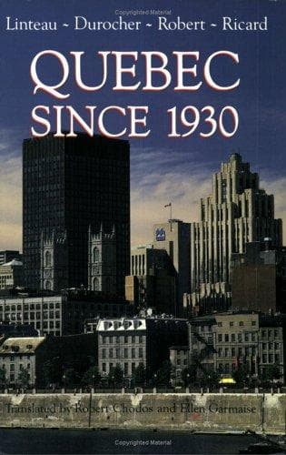 Tapa de Quebec since 1930