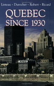 Tapa de Quebec since 1930