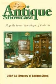 Tapa de Antique showcase directory